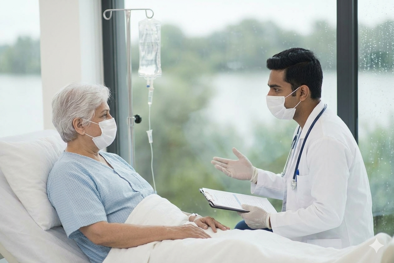 Physiotherapy gait training session